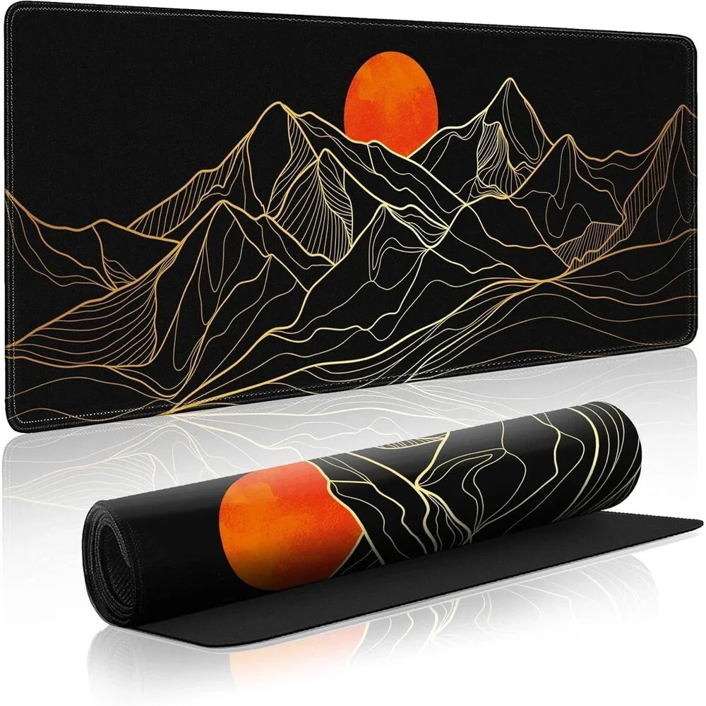 Golden Mountain Large Non Slip Gaming Mouse Pad Desk Pad 31.5 x 11.8 in